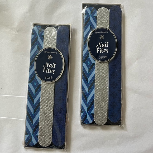 Lot of 2 Nail Files by Groovi Beauty 3 pack brand new - Picture 5 of 5